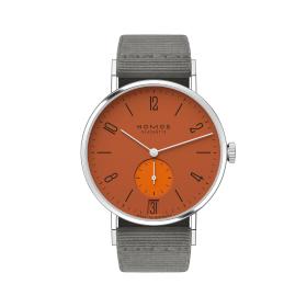 NOMOS Glashütte Tangente 38 Datum Poporange  179.S13