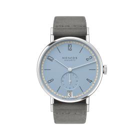 NOMOS Glashütte Tangente 38 Datum Frostblau  179.S23